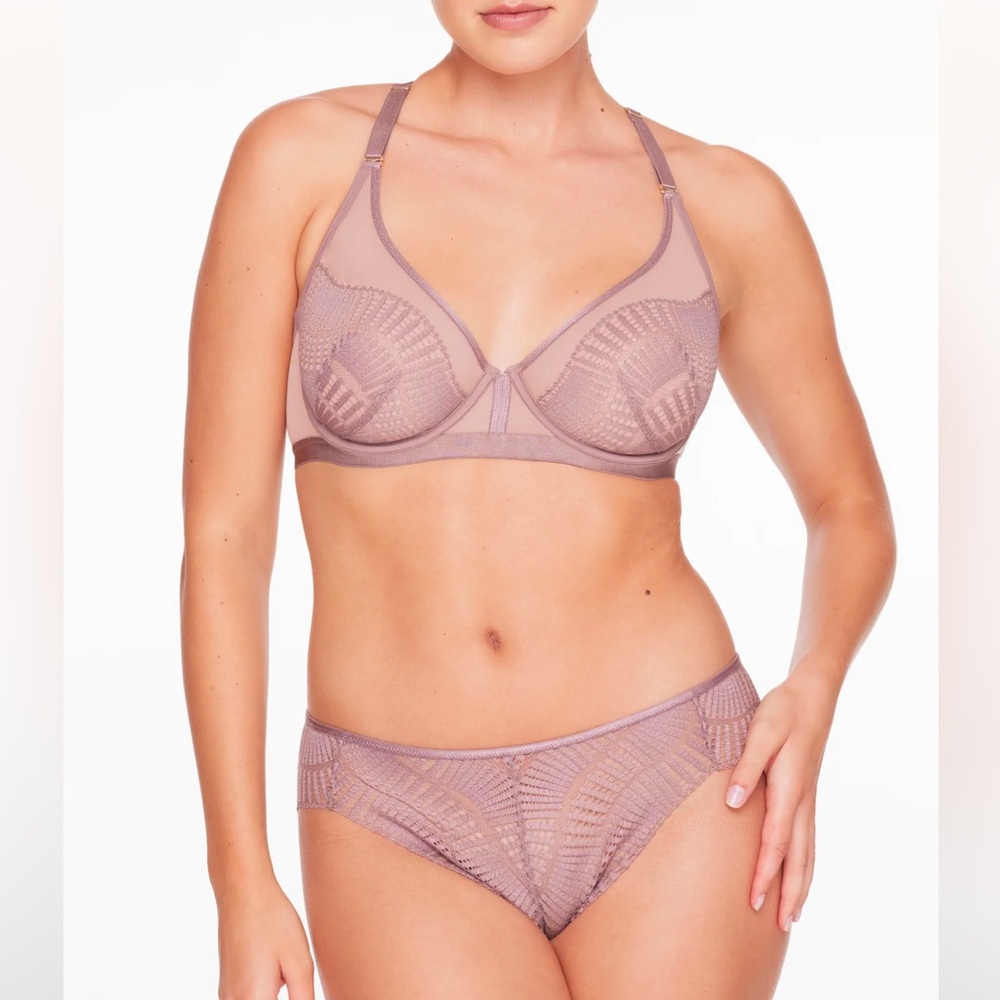 Third Love bra and panty set. Third Love size 38D bra. Third Love size XL panty